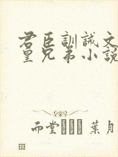 君臣训诫文挨打皇兄弟小说