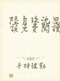 陆月珠沈思诚小说免费阅读最新章节