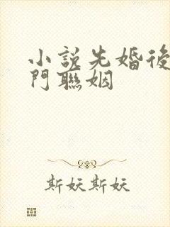 小说先婚后爱豪门联姻