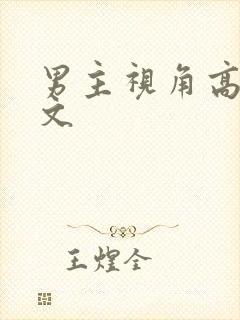 男主视角高辣h文