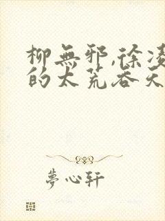 柳无邪,徐凌雪的太荒吞天诀