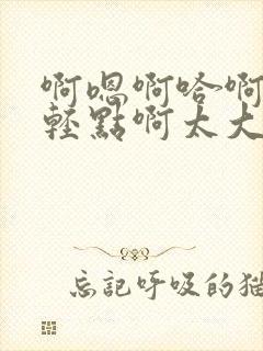 啊嗯啊哈啊嗯啊轻点啊太大了封面