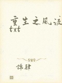 重生之风流仕途txt