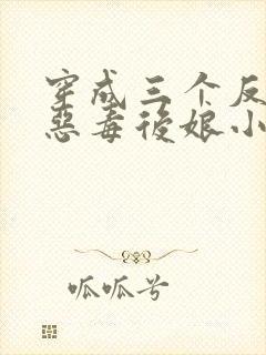 穿成三个反派的恶毒后娘小说