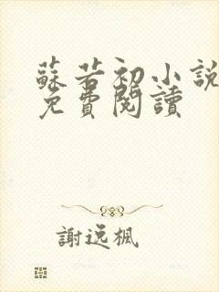 苏若初小说全文免费阅读