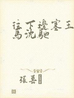 往下边塞玉器骑马沈驰