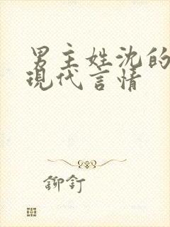 男主姓沈的小说现代言情