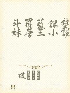 斗罗蓝银双生妹妹唐三小说免费阅读封面