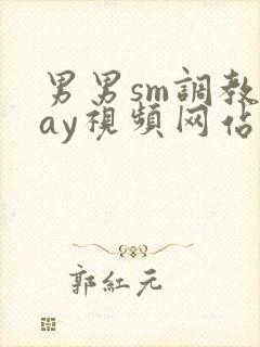 男男sm调教gay视频网站
