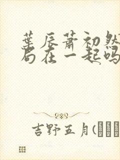 叶辰萧初然大结局在一起吗封面