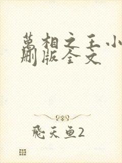 万相之王小说未删版全文