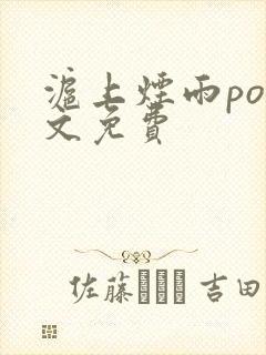 沪上烟雨po全文免费