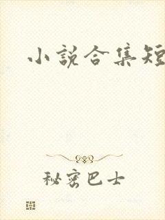 小说合集短篇h封面