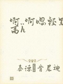 啊..啊嗯轻点高h