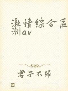 激情综合区之亚洲av