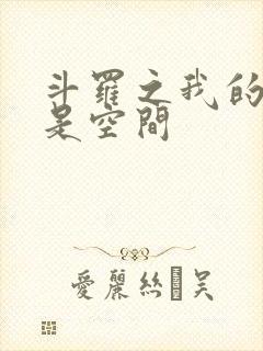 斗罗之我的武魂是空间