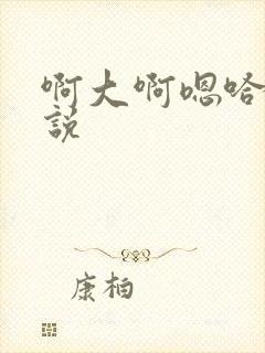 啊大啊嗯哈啊小说封面