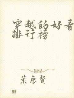 穿越的好看小说排行榜