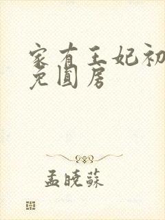 家有王妃初长成免圆房封面