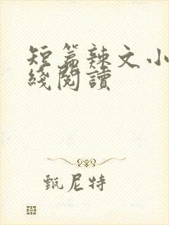 短篇辣文小说在线阅读