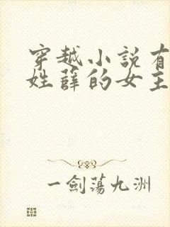 穿越小说有一个姓薛的女主封面