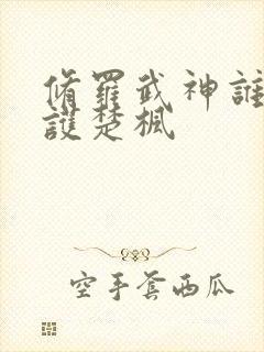 修罗武神谁在保护楚枫