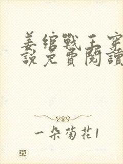 姜绾战王穿越小说免费阅读无弹窗