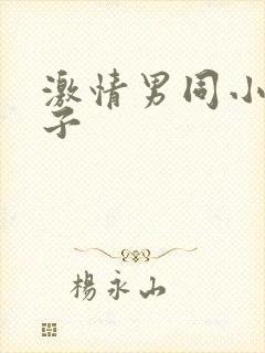 激情男同小说父子