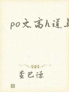 po文高h道具封面