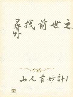 寻找前世之旅番外