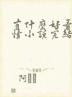 有什么好看的言情小说完结