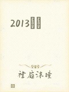 2013С˵封面