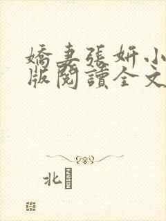 娇妻张妍小说正版阅读全文