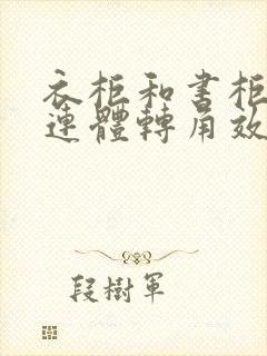 衣柜和书柜书桌连体转角效果图