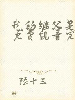 我的继父是偶像免费观看完整版封面