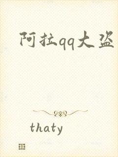阿拉qq大盗封面