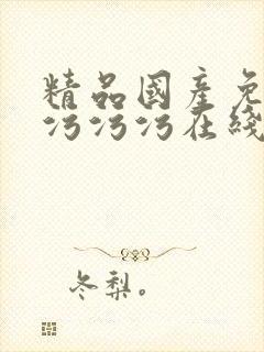 精品国产免费污污污污在线观看2