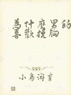 为什么男的接吻喜欢摸胸