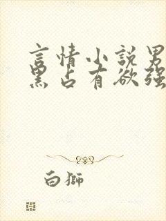 言情小说男主腹黑占有欲强