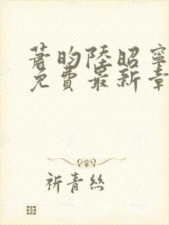 萧昀陆昭宁全文免费最新章节阅读