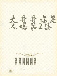 大哥哥你是一个人吗第2集