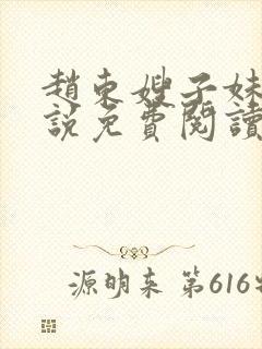 赵东嫂子妹妹小说免费阅读无弹窗封面