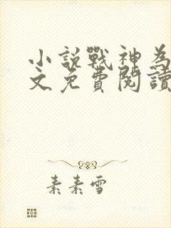 小说战神为婿全文免费阅读