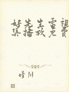 好先生电视剧全集播放免费观看