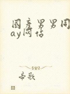 国产男男同性gay网站