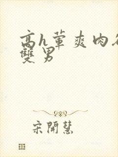 高h荤爽肉欲文双男