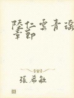 陆仁云青瑶全部章节