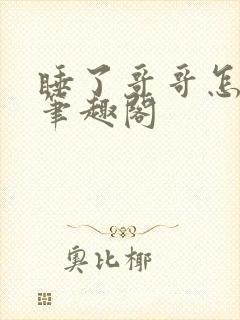 睡了哥哥怎么办笔趣阁封面