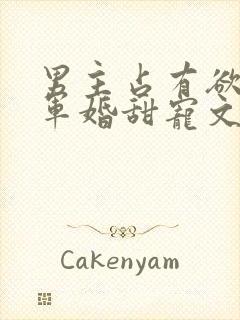 男主占有欲强的军婚甜宠文封面