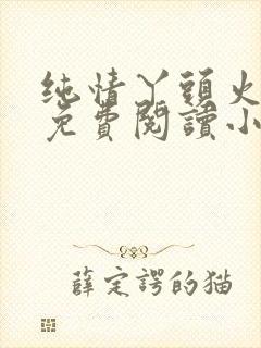 纯情丫头火辣辣免费阅读小说全文阅读